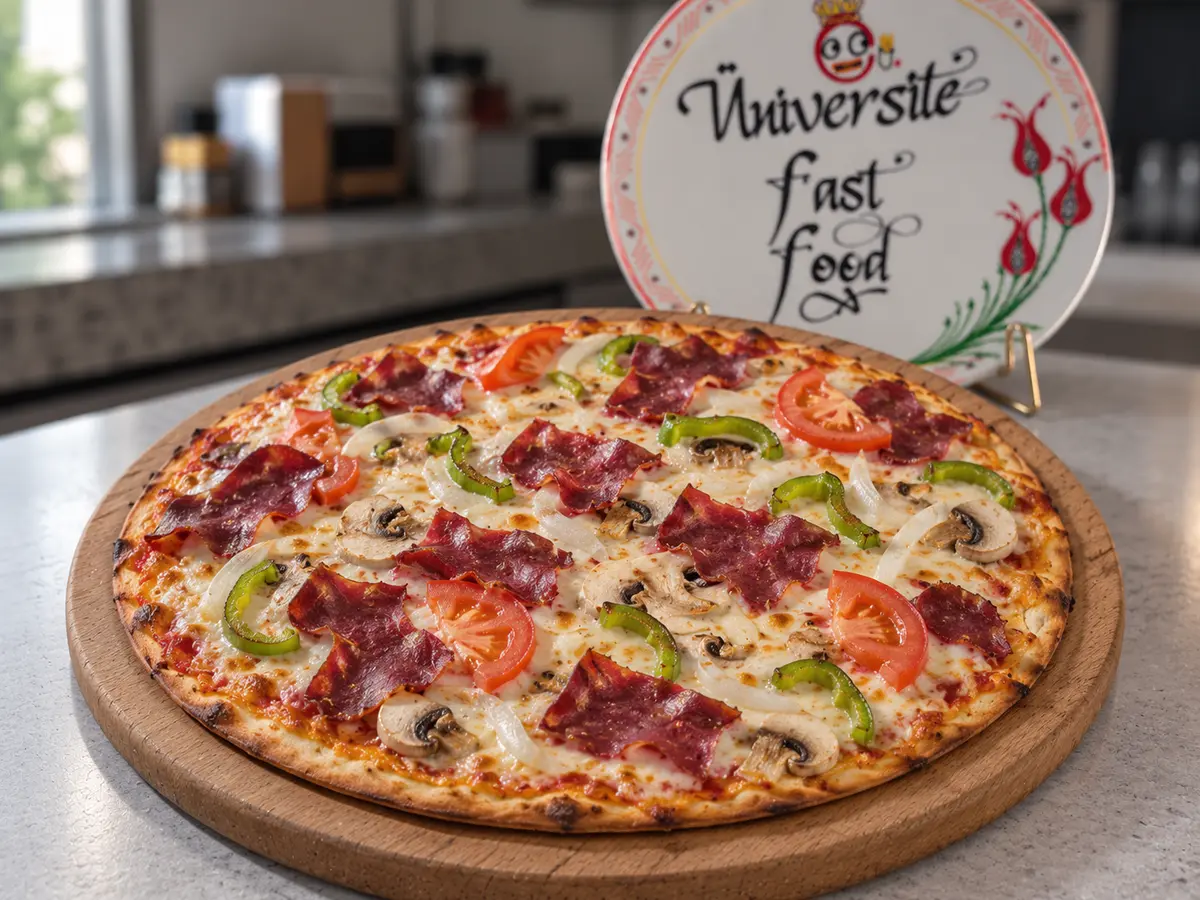 Pastırmalı Pizza