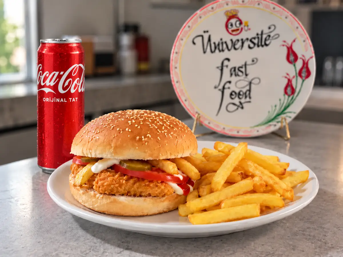 Tavuk Burger Menü